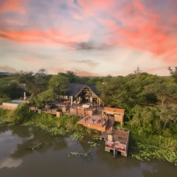 Aerial, Marataba Residence, Marakele National Park, South Africa