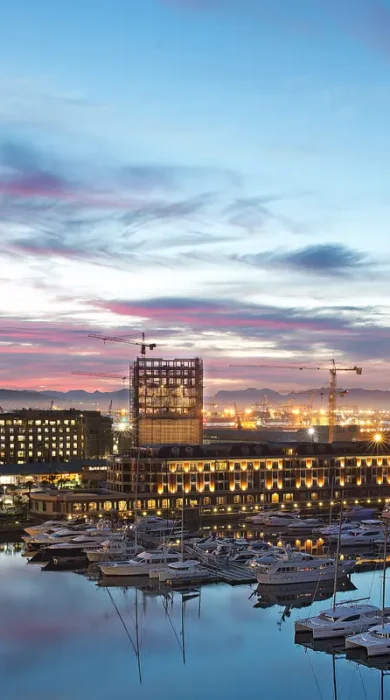 The Royal Portfolio The Silo in Progress at Dusk, Photo Taken from The One Above