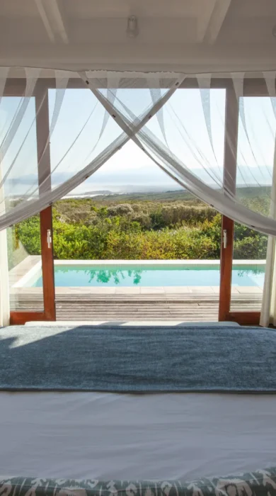 forest suite pool bedroom 01 grootbos forest lodge south africa yellow zebra safaris