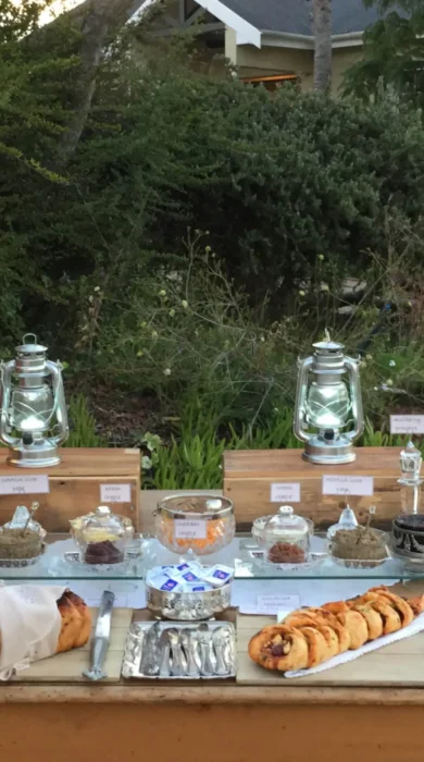 La Plume Group Braai Bread Table 2