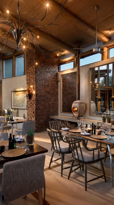 dining area, marataba safari lodge, marakele national park, south africa