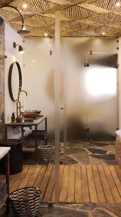 Lodge bathroom