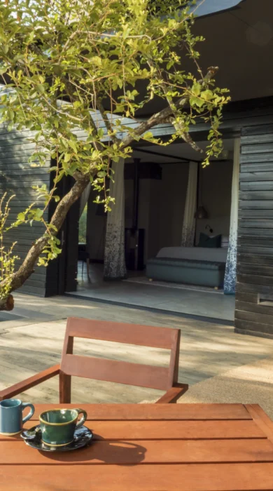 silvan safari lodge patio south africa yellow zebra safaris