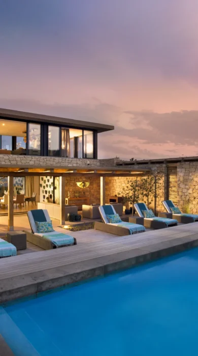 Morukuru Ocean House patio and pool