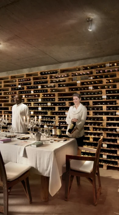 Morukuru Ocean House winecellar