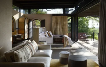 Living And Bedroom, Chichele Presidential Lodge, South Luangwa, Zambia