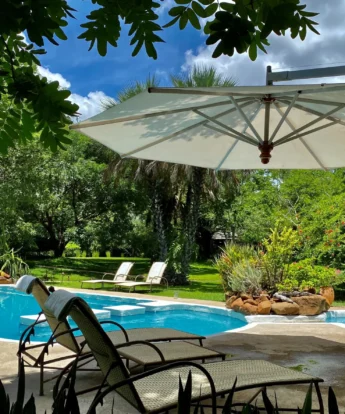 Pool Area, Waterberry Lodge, Victoria Falls, Zambia