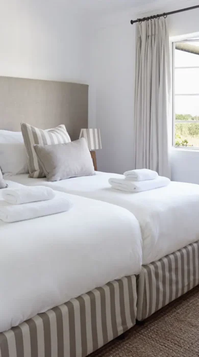 twin room, boschendal, the winelands, south africa
