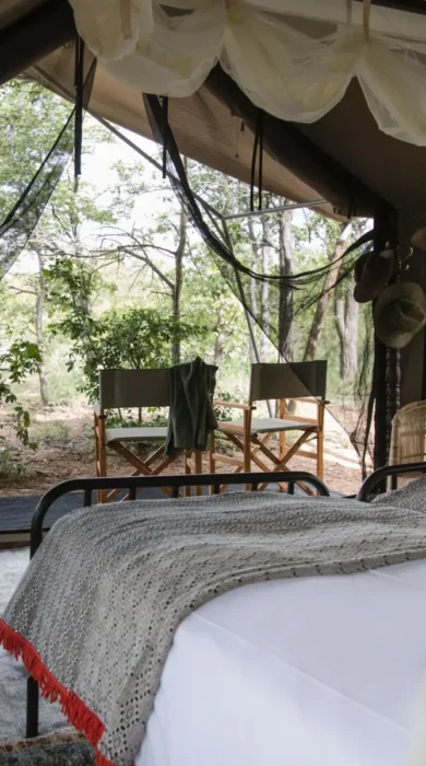 tent bedroom, simbavati trails camp, timbavati, south africa