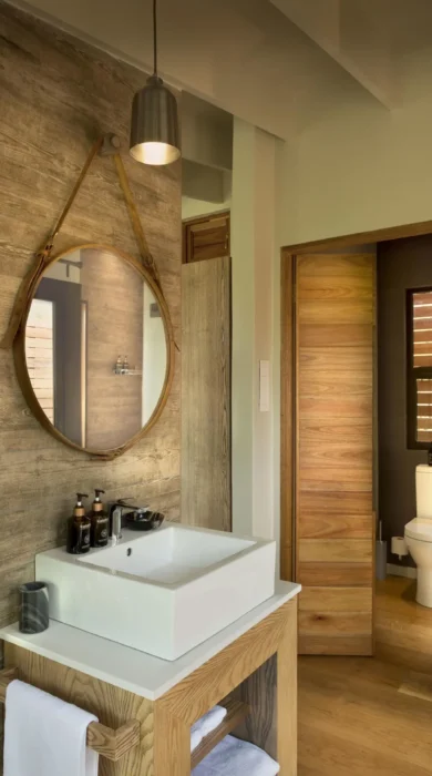 bathroom, marataba mountain lodge, marakele national park, south africa