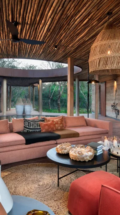 lounge area, andBeyond Phinda Homestead, south africa