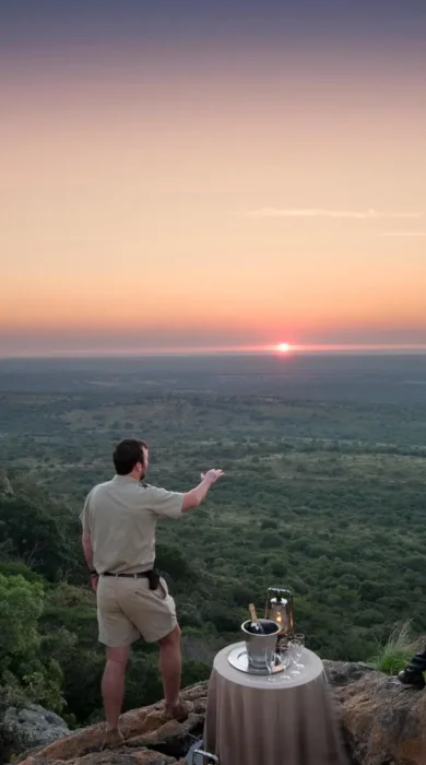 sundowner view, andBeyond Phinda Homestead, south africa