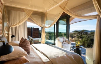 Bedroom, Loapi Tented Camp, Tswalu Kalahari, South Africa