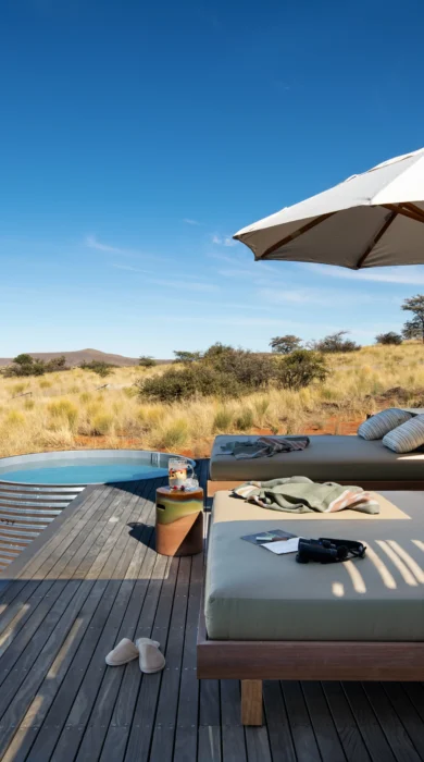 Pool, Loapi Tented Camp, Tswalu Kalahari, South Africa