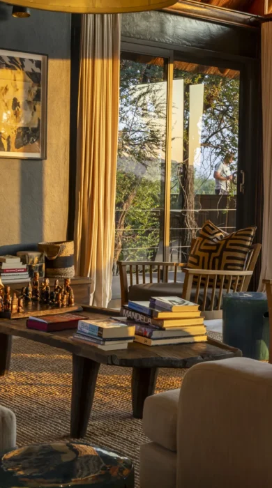 Lounge, Marataba Residence, Marakele National Park, South Africa