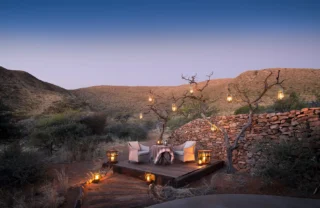 tarkuni private dining, tswalu kalahari, south africa