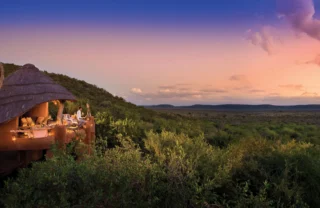 lelapa lodge at sunset, madikwe game reserve, south africa