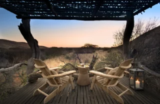 viewing deck, tswalu kalahari, south africa safaris