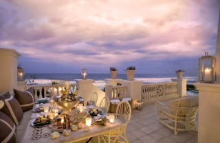 dinner with an ocean view, umhlanga, south africa